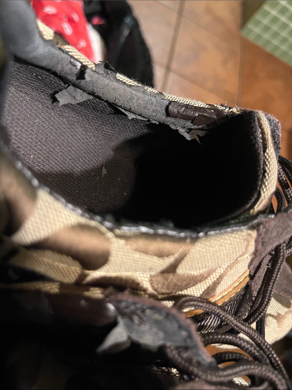 Coach Jayme Signature Jacquard Khaki Brown Gold Sneakers Q582 - Picture 4 of 6